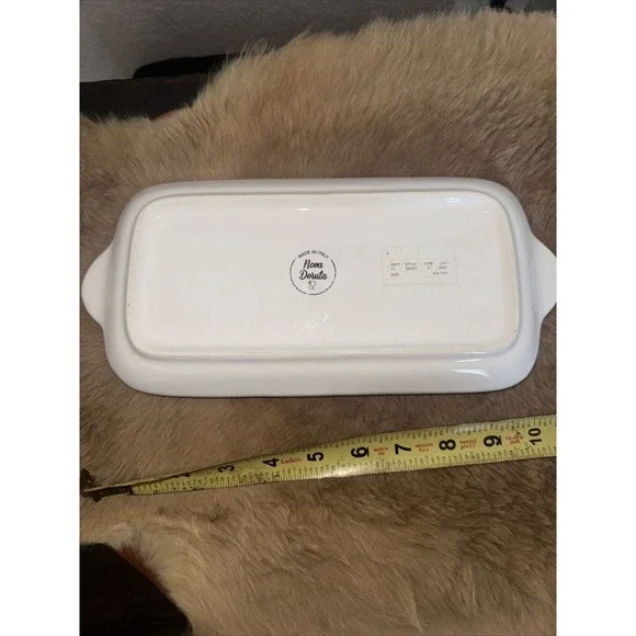 Nova Deruta Italian Pottery Tray Italy 11” x 5" Colorful Handpainted Ceramic - Picture 3 of 3